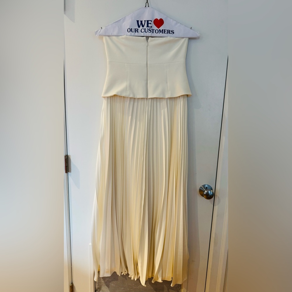 ANTONIO MELANI Strapless Cream Dress - Picture 5 of 6
